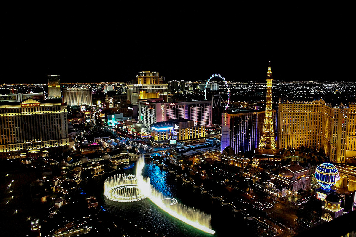 las Las Vegas, Nevada - Maggio 24, 2014 - aereo Visualizza di